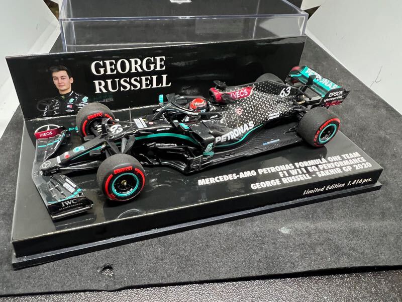 ミニチャンプス PMA 1/43 410201663 メルセデス F1 W11 #63 ジョージ?ラッセル 2020 サクヒールGP