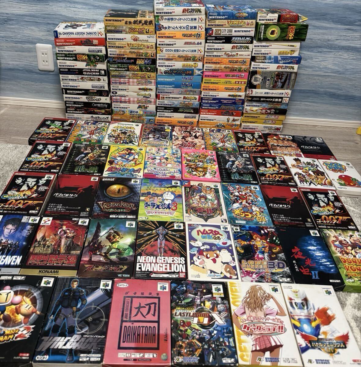 【1円】１２０本以上　引退品　ゲッターラブ　ラストレジオン　らくがきっず　箱説 付　任天堂　ソフト Nintendo 64 ニンテンドー n64 大量