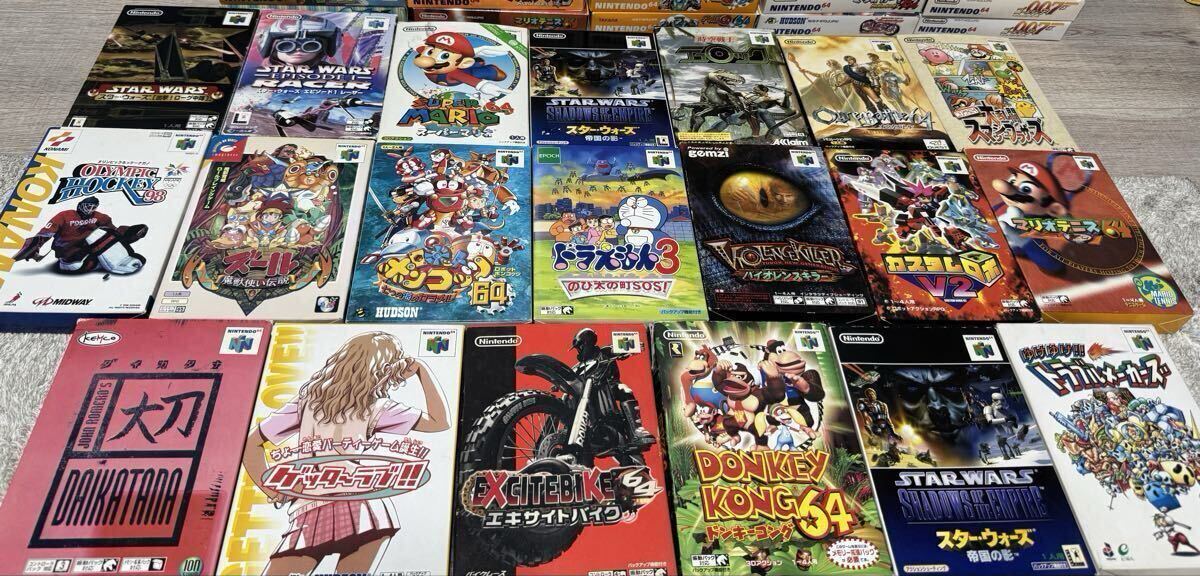 【1円】１２０本以上　引退品　ゲッターラブ　ラストレジオン　らくがきっず　箱説 付　任天堂　ソフト Nintendo 64 ニンテンドー n64 大量