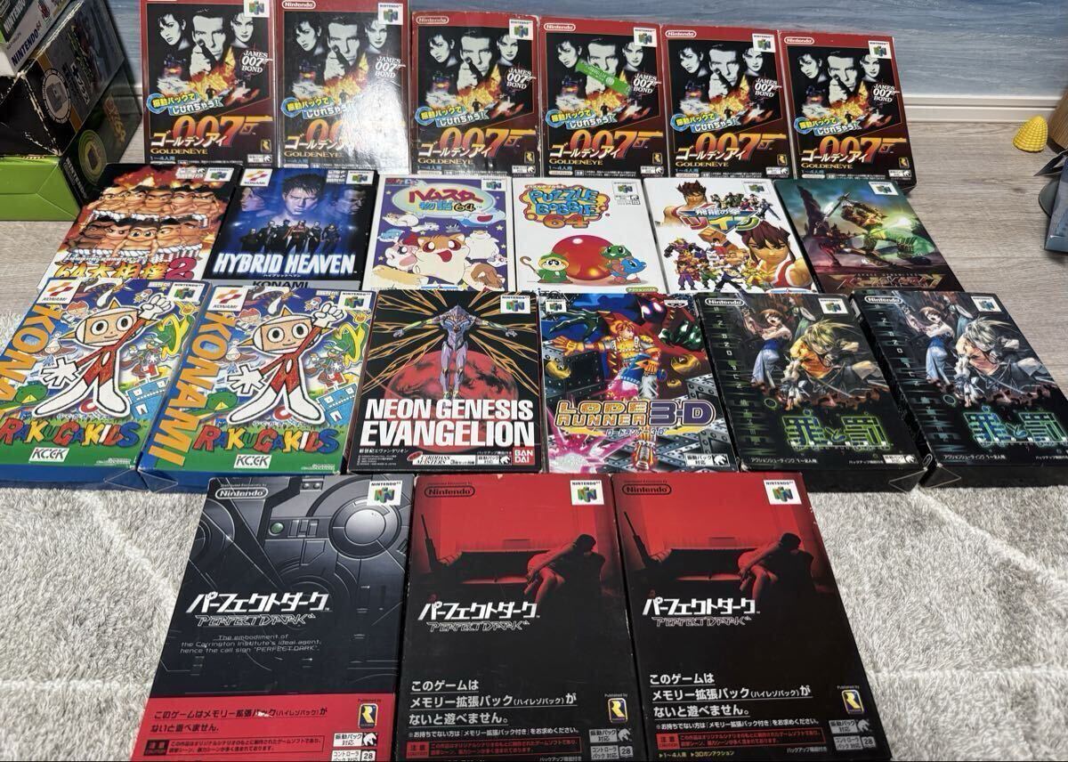 【1円】１２０本以上　引退品　ゲッターラブ　ラストレジオン　らくがきっず　箱説 付　任天堂　ソフト Nintendo 64 ニンテンドー n64 大量
