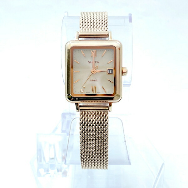 【中古】カシオ CASIO シーン SHS-D400CGM-4AJF レディース 時計 腕時計 Bランク_画像1