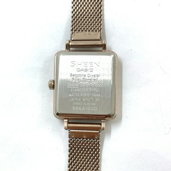 【中古】カシオ CASIO シーン SHS-D400CGM-4AJF レディース 時計 腕時計 Bランク_画像4