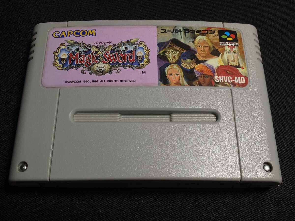 [1円スタート] Nintendo Super Famicom スーパーファミコン ソフト マジックソード (コンデンサ交換?端子研磨済) [S1544]