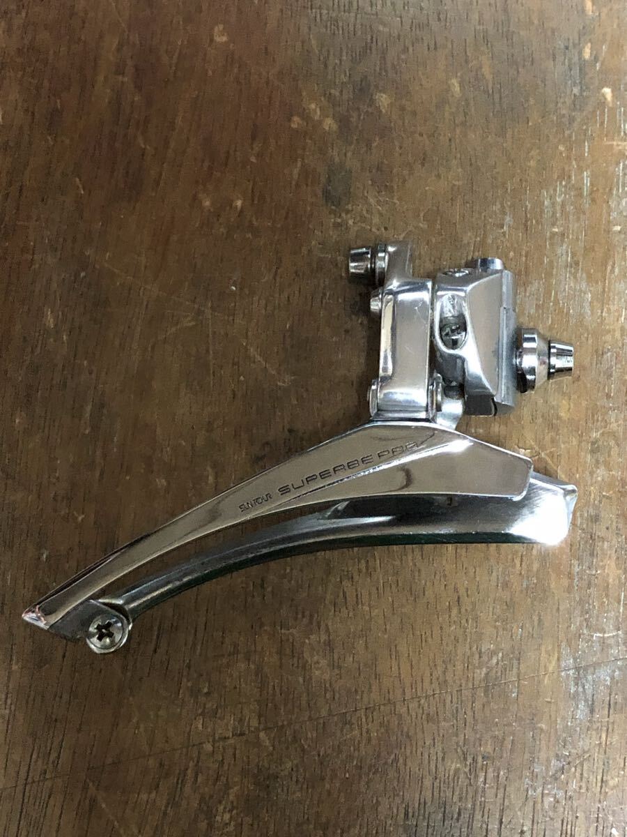 フロントディレイラー　サンツアー　シュパーブプロ 直付け 2s