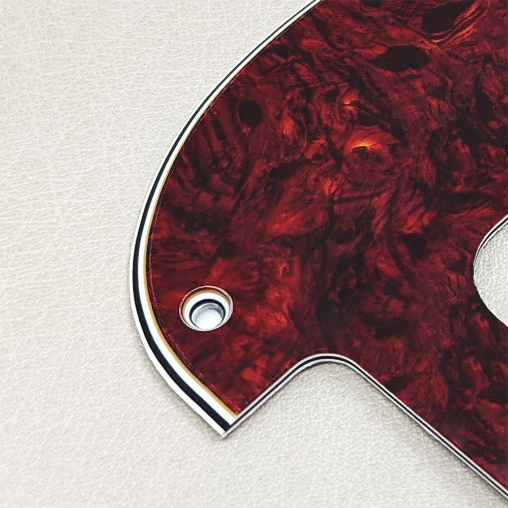 YJB PARTS Fat-ST(SSH) ストラト用ピックガード 赤べっ甲4P インチ 日本製 (メール便のみ送料無料)_画像3