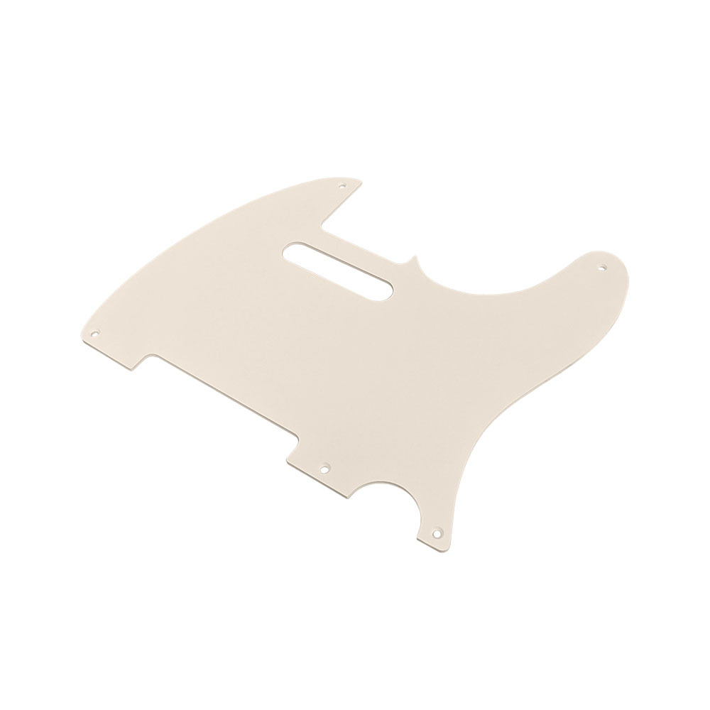 YJB PARTS TL50's テレキャスター用ピックガード エイジドホワイト1Ply 5穴 インチ 日本製 (メール便のみ送料無料)_画像1