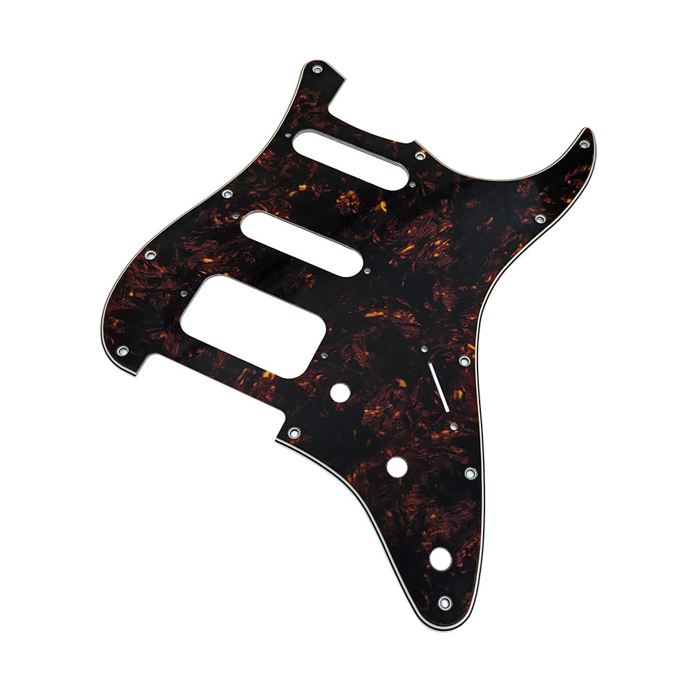 YJB PARTS Fat-ST(SSH) ストラト用ピックガード Classic Brown Tortoise 4Ply インチ 日本製 (メール便のみ送料無料)_画像1