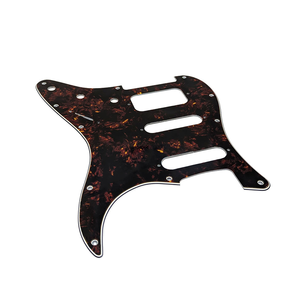 YJB PARTS Fat-ST(SSH) ストラト用ピックガード Classic Brown Tortoise 4Ply インチ 日本製 (メール便のみ送料無料)_画像2