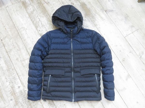 【USED/良品】UNIQLO × theory/バイカラー ダウンジャケット Lサイズ 検 索用⇒ ユニクロ/セオリー/01-31-2F100A/F0907_画像2