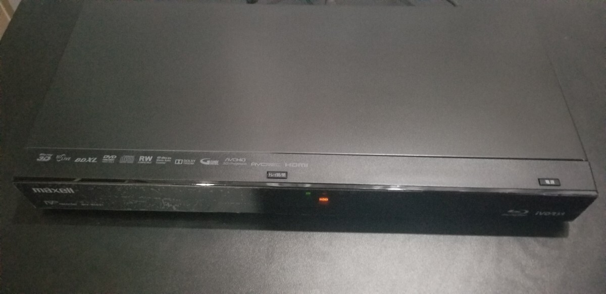 美品　使用極少　maxell　 ブルーレイディスクレコーダー　BIV-R1021 iVDR