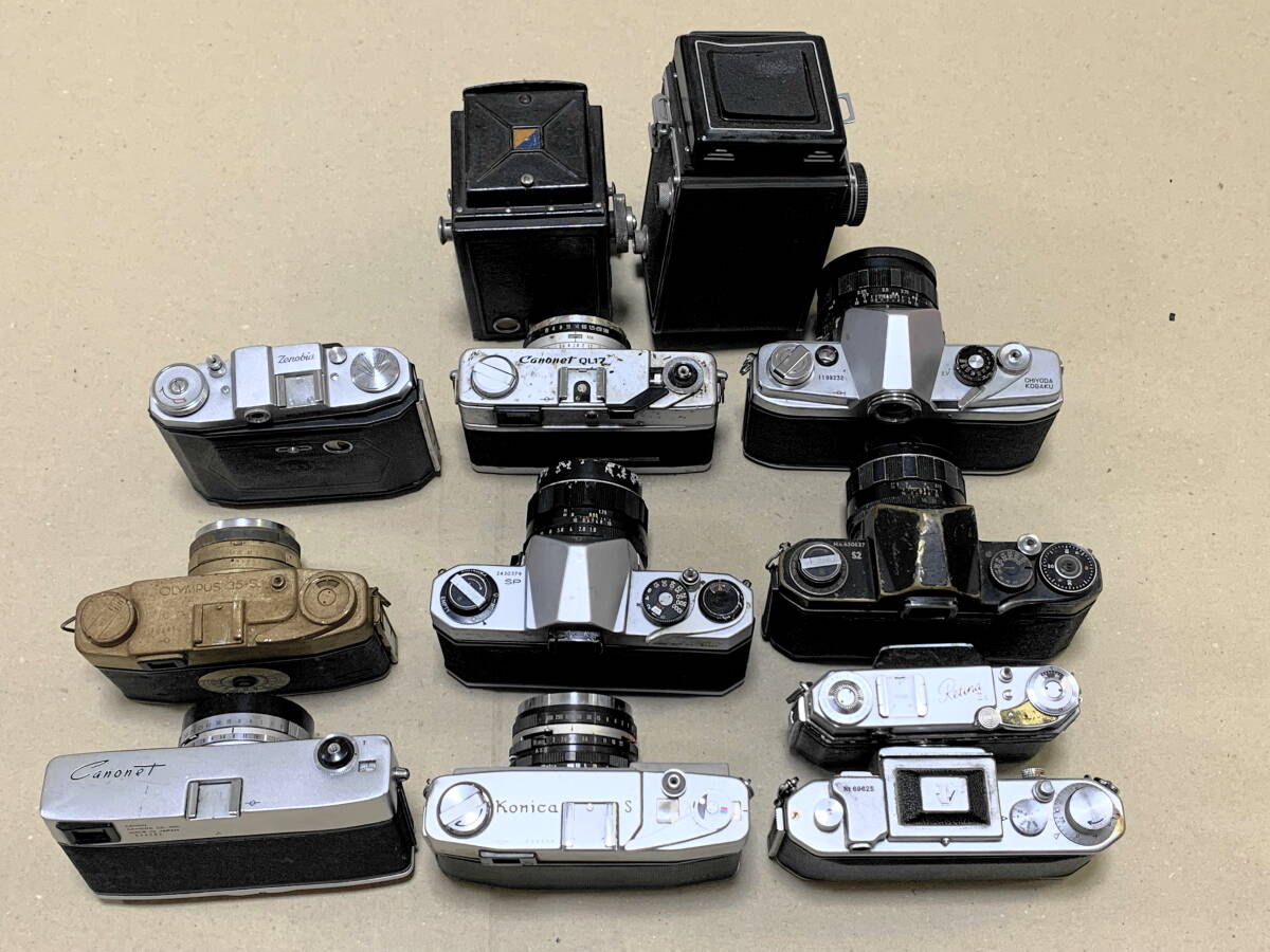 フィルムカメラ まとめ売り 12臺セット 動作未確認(rèn) ジャンク ペンタックス/CANON/Minolta/他 #02407