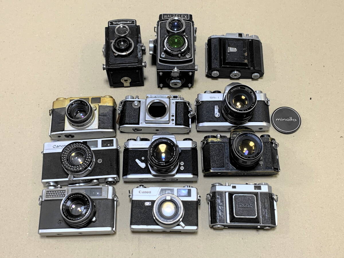 フィルムカメラ まとめ売り 12臺セット 動作未確認(rèn) ジャンク ペンタックス/CANON/Minolta/他 #02407