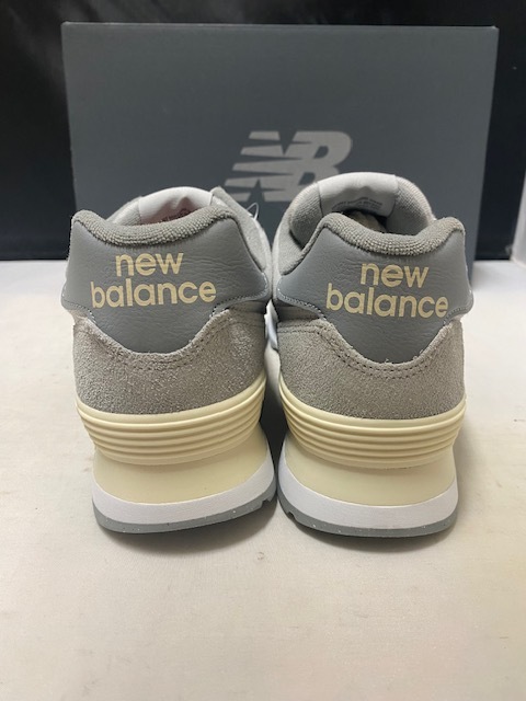【訳あり新品】New Balance U574 GBG GRAY US9.0 27.0cm Dワイズ ニューバランス グレー ランニング ジョギング フィットネス スウェット_画像3