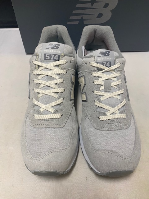 【訳あり新品】New Balance U574 GBG GRAY US9.0 27.0cm Dワイズ ニューバランス グレー ランニング ジョギング フィットネス スウェット_画像4