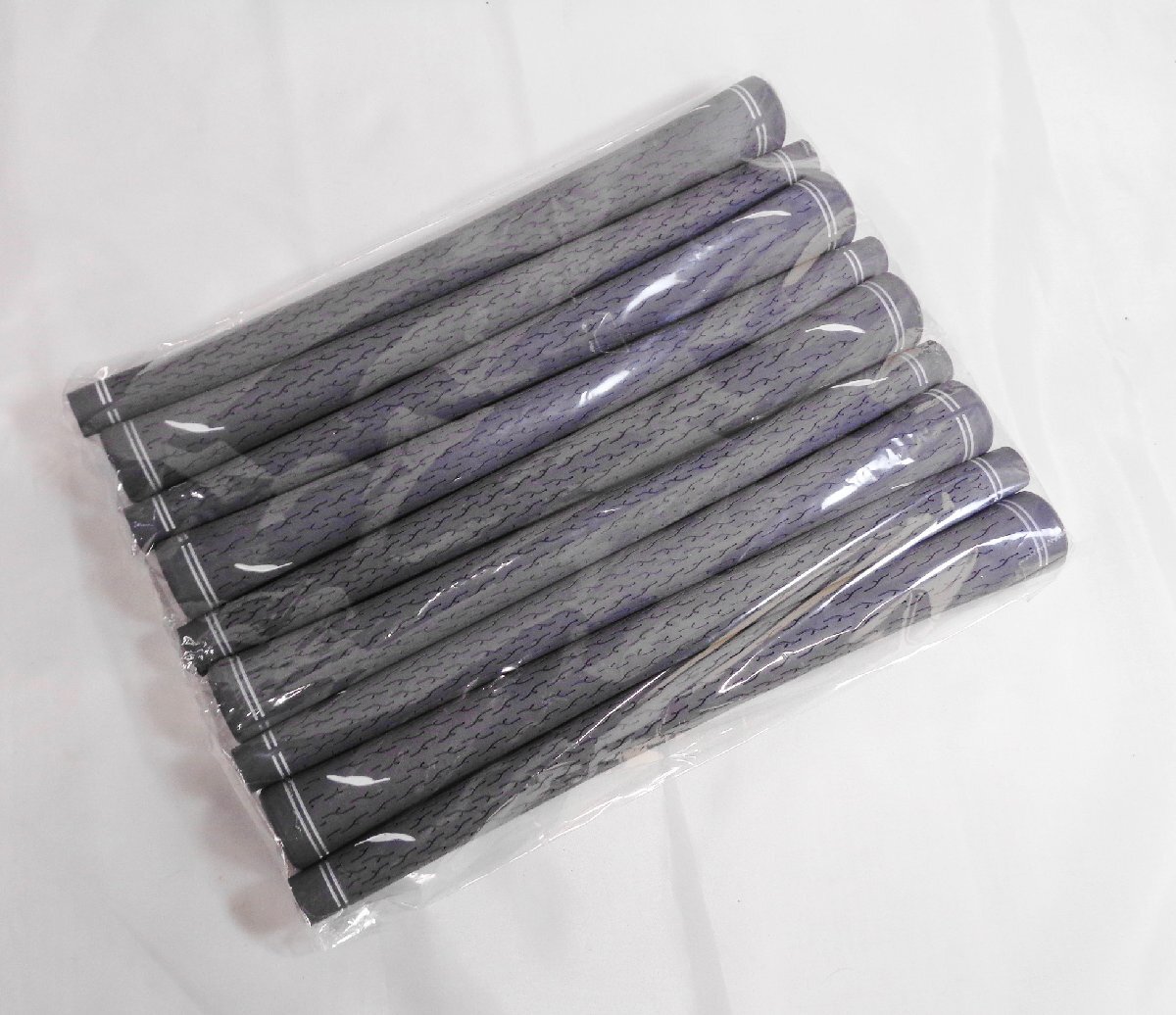 未使用新品★フォーティーン/Fourteen オリジナルグリップ（グレー/ホワイト）9本セット★バックラインなし/M60_画像1