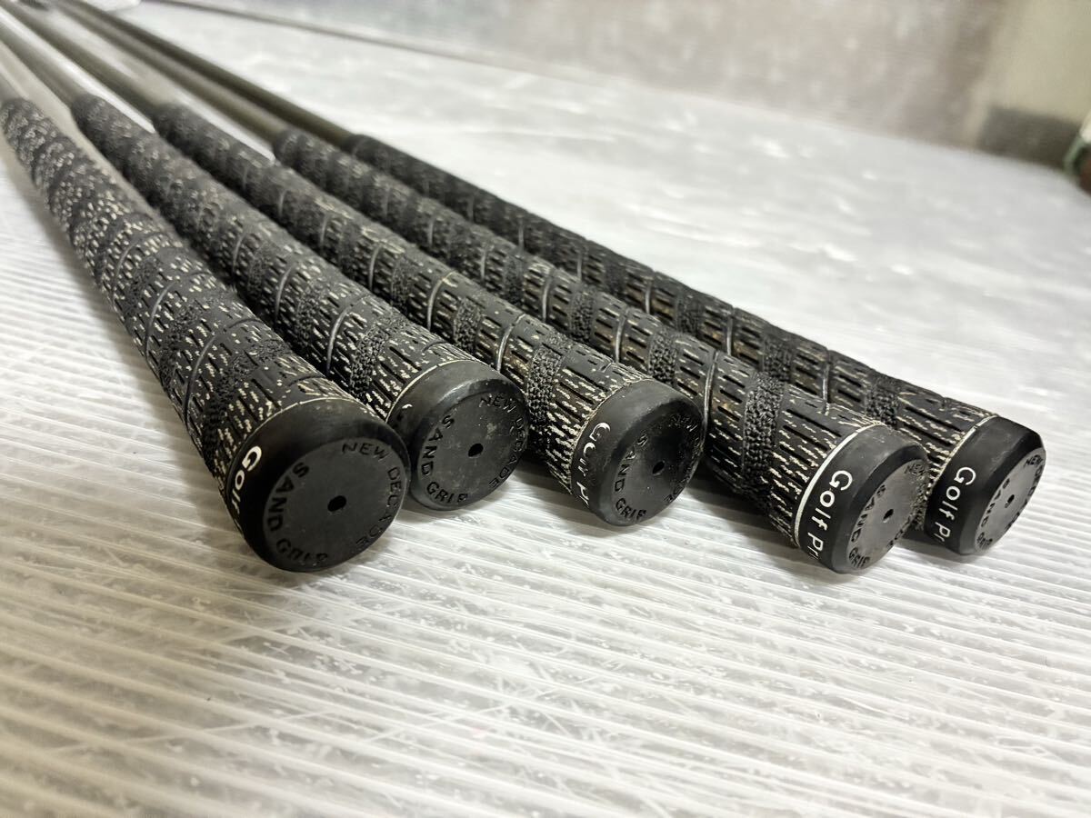 O401 ゴルフクラブ k24 金24 24金モグラ 24金リング HONMA LB-737 H&F キャビティ 5本セット カーボン 四つ星 