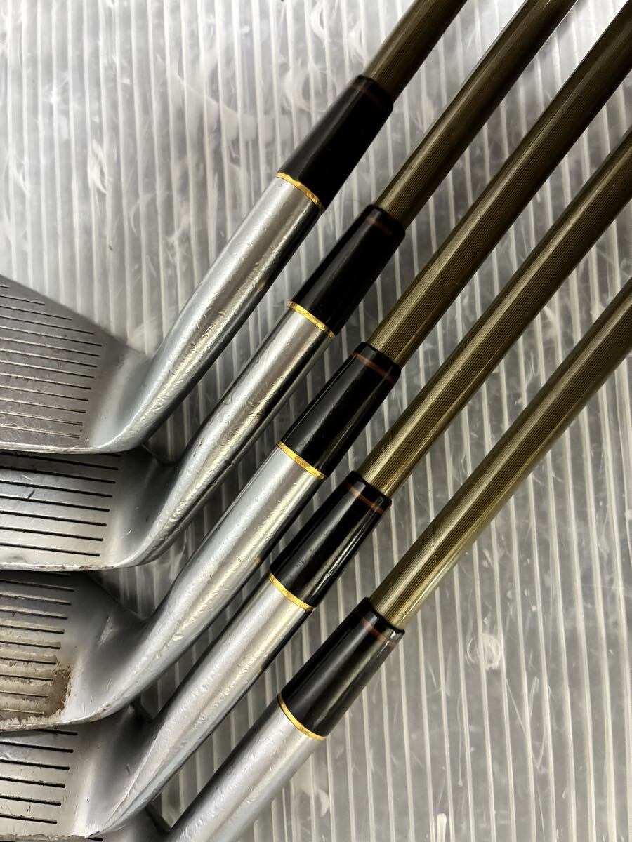 O401 ゴルフクラブ k24 金24 24金モグラ 24金リング HONMA LB-737 H&F キャビティ 5本セット カーボン 四つ星 