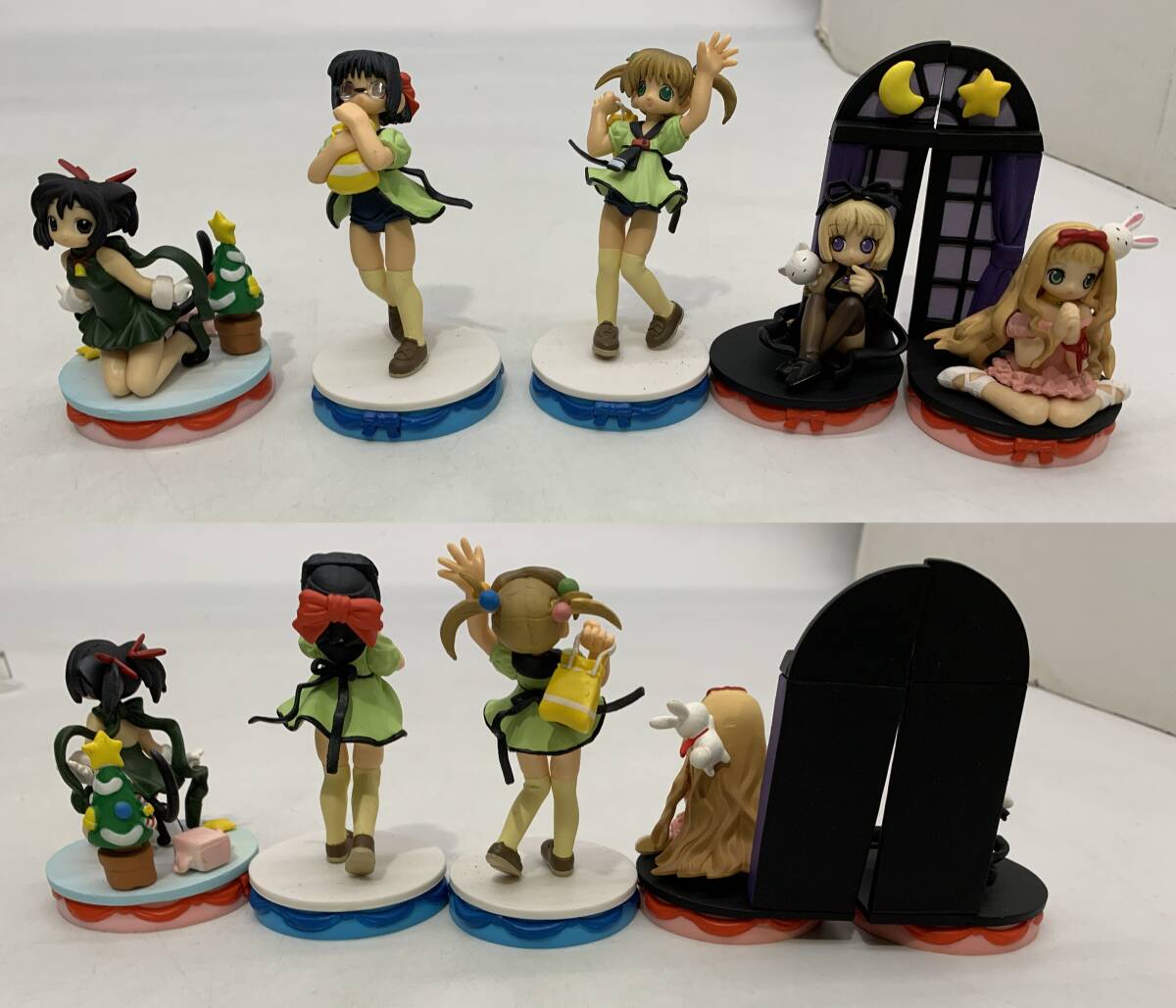ジャンク 希少 ソリッドシアター ひなたぼっこ 篤見唯子の世界 薄荷屋 Collection フィギュア まとめ売り 小春 七瀬 蘭 蓮 華 美少女 萌え 