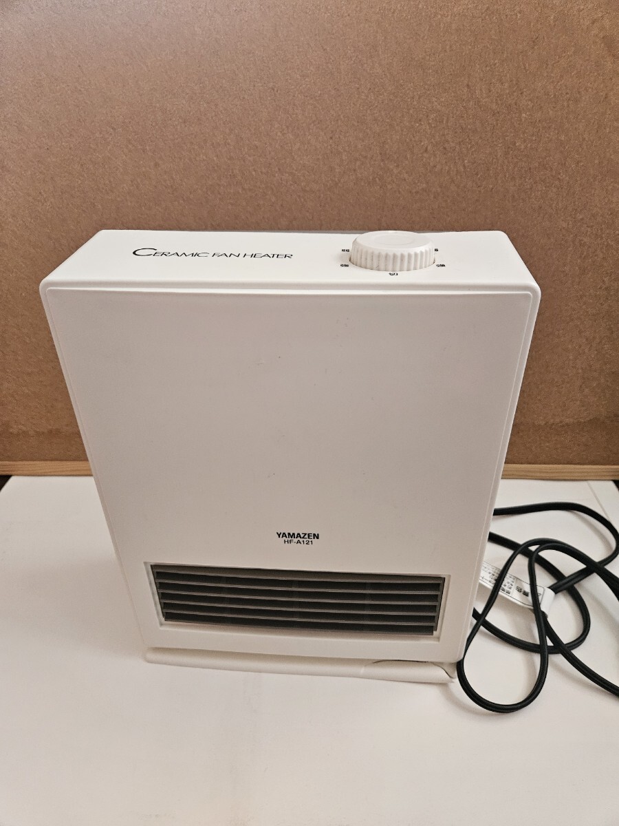 USED/山善YAMAZEN セラミックファンヒーターHF-A121/2014年製/強・弱2段切換