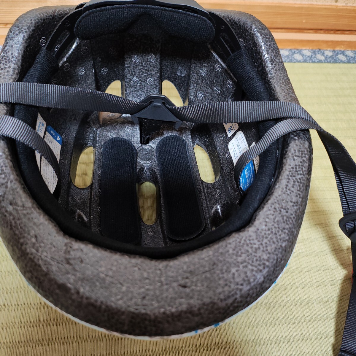 女の子用　ヘルメット　サイクルベースあさひ　水色　美品 自転車(chē)?。担?５８ｃｍ