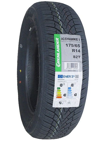 175/65R14 2本セット 2025年製 新品スタッドレスタイヤ GRENLANDER ICEHAWKE 1 送料無料 175/65/14_画像3