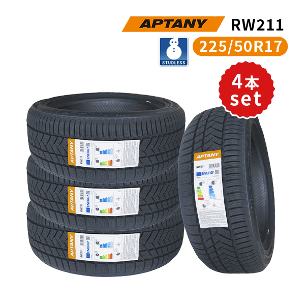 225/50R17 4本セット 2025年製 新品スタッドレスタイヤ APTANY RW211 送料無料 225/50/17_画像1