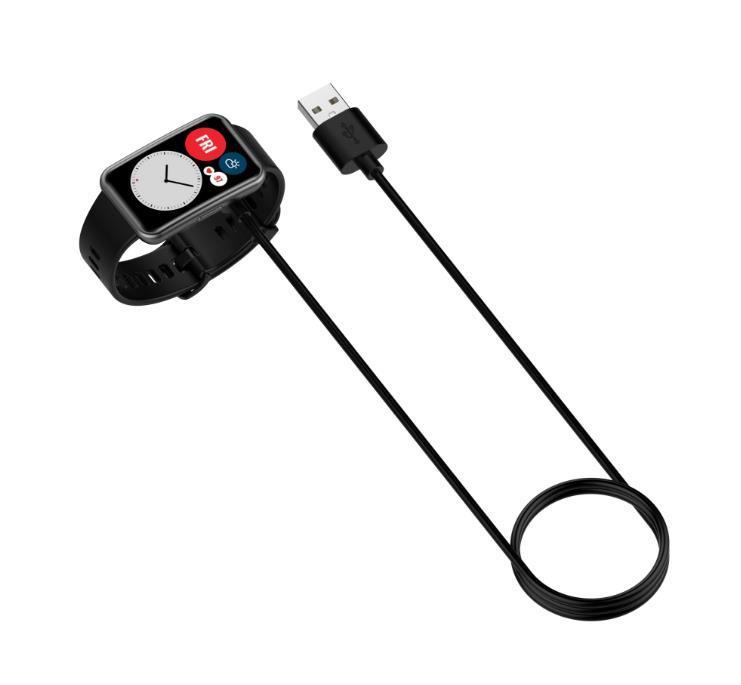 HUAWEI WATCH Cable スマートウォッチ 充電器 充電 USB ケーブル ブラック WATCH FIT 3 mini 2 Band 6 / Band 7 / Band 10 9 8 /対応_画像2