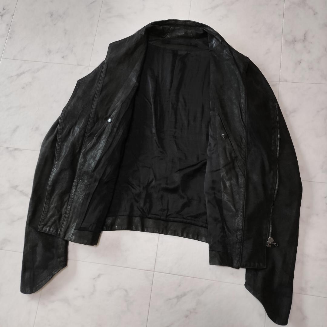 ユリウス ダブルライダースジャケット L 14AW ISETAN 伊勢丹別注 黒 ユリウス ダブルライダースジャケット L 14AW ISETAN 伊勢丹別注