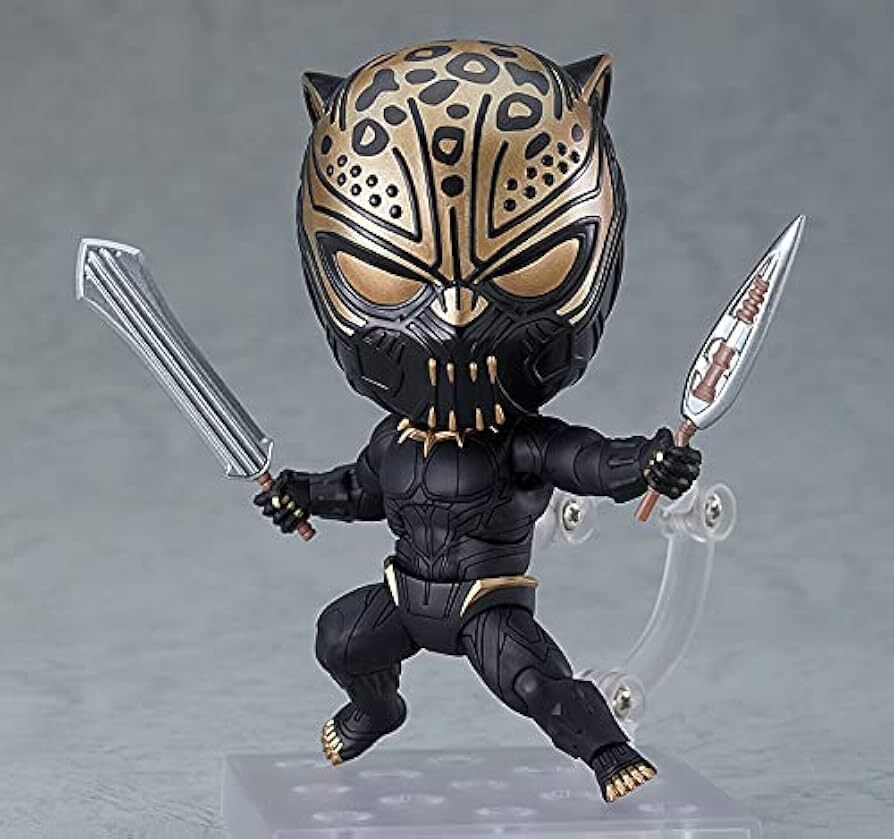 【新品】グッドスマイルカンパニー　ねんどろいど　マーベル　ブラックパンサー　エリック キルモンガー【箱に傷みあり】 _画像9