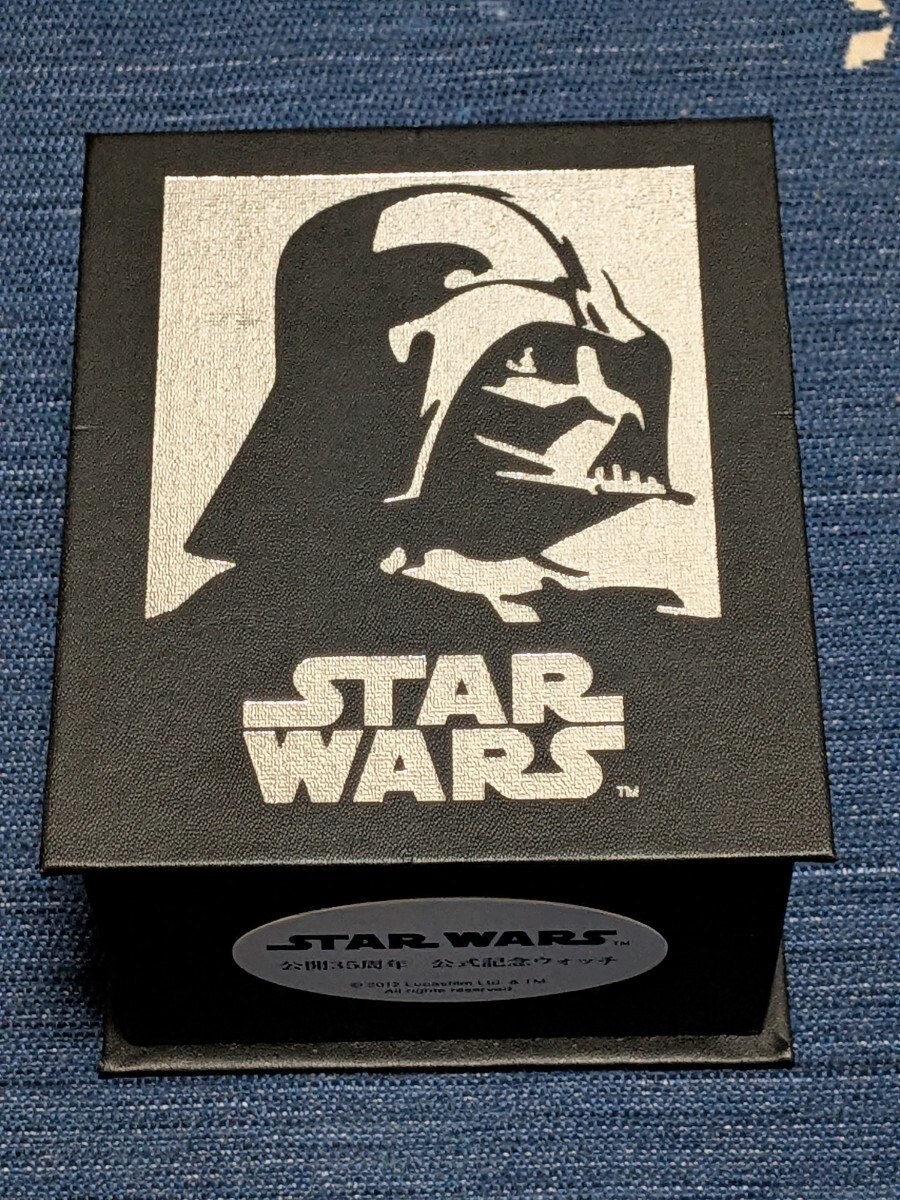 スター・ウォーズ公開35周年記念公式ウォッチ ダース・ベイダー 漆黒の刻 世界限定3500個 ソーラー時計 未使用_画像5