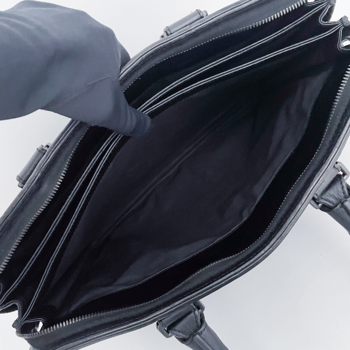 1円■超美品■最高級ライン■BOTTEGA VENETA ボッテガ オールイントレ オールレザー トートバッグ ビジネス 大容量 A4 メンズ ブラック 黒