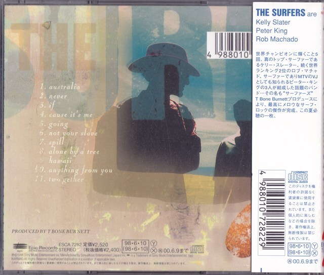 THE SURFERS / サーファーズ / ソングス・フロム・ザ・パイプ /中古CD!!81430_画像4