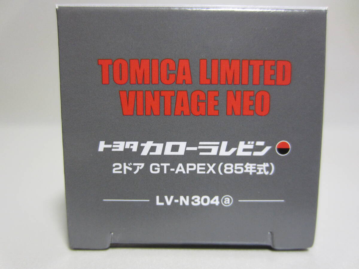 トミカリミテッド ヴィンテージ ネオ LV-N304a トヨタ カローラレビン 2ドア GT-APEX (85年式)_画像8