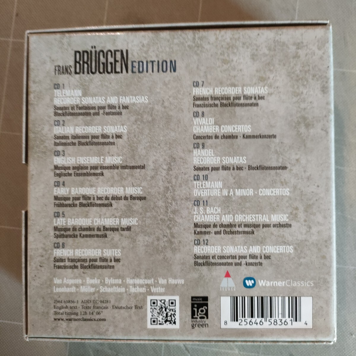 フランス・ブリュッヘン（Frans Brggen）の「Frans Brggen Edition」（12CD）_画像2
