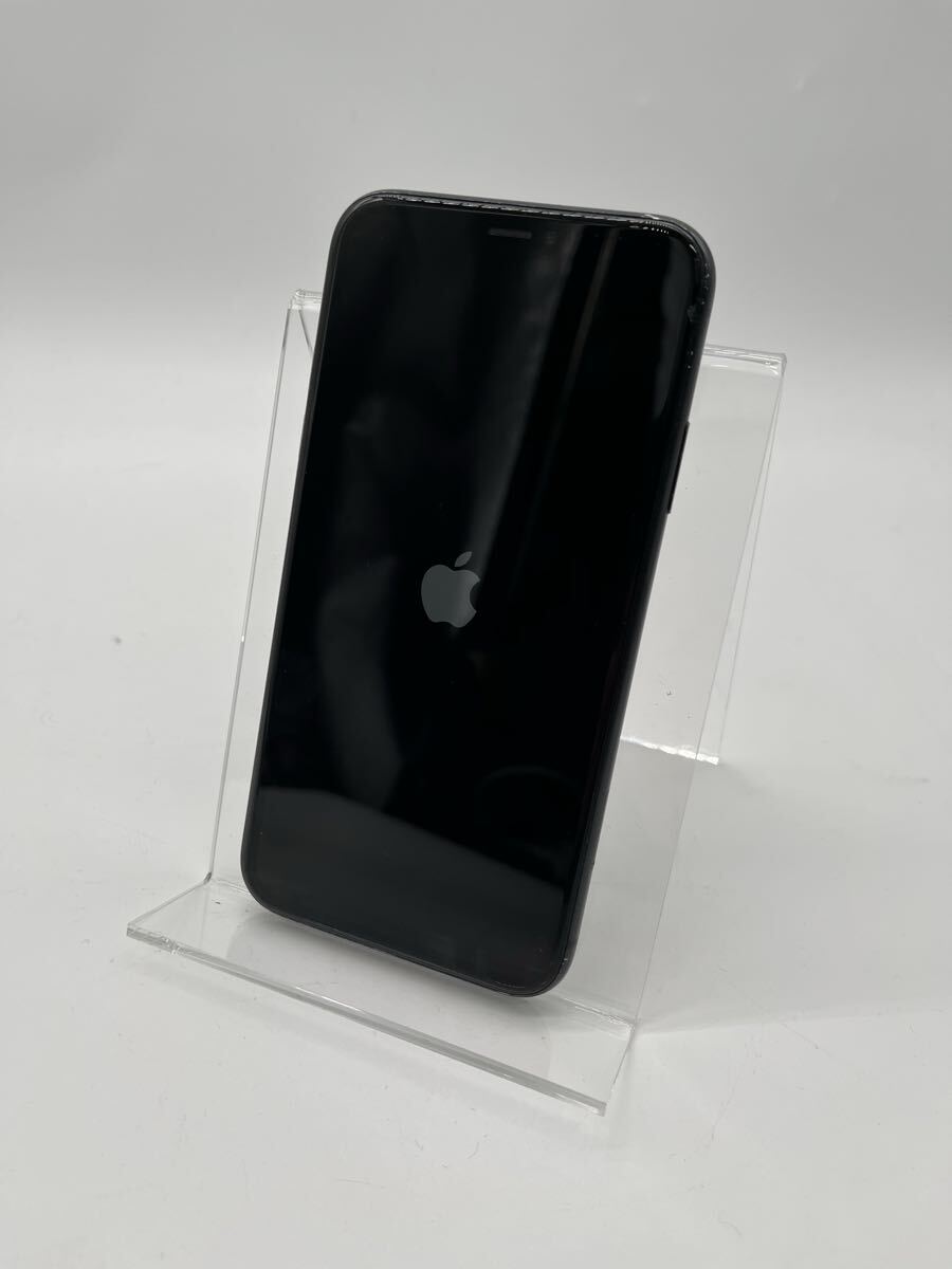 ♪1円〜iPhone XR SIMフリー 64gb バッテリー72% IMEI ソフトバンク○ Apple ブラック スマートフォン