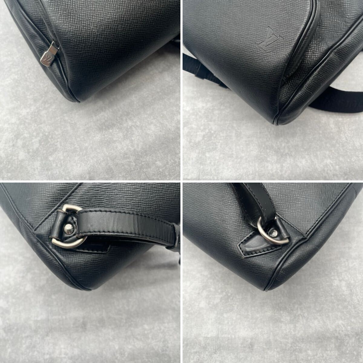 1円〜【希少モデル】ルイヴィトン LOUIS VUITTON リュック ビジネスバッグ タイガ バッグパック カシアー アルドワーズ メンズ_画像6