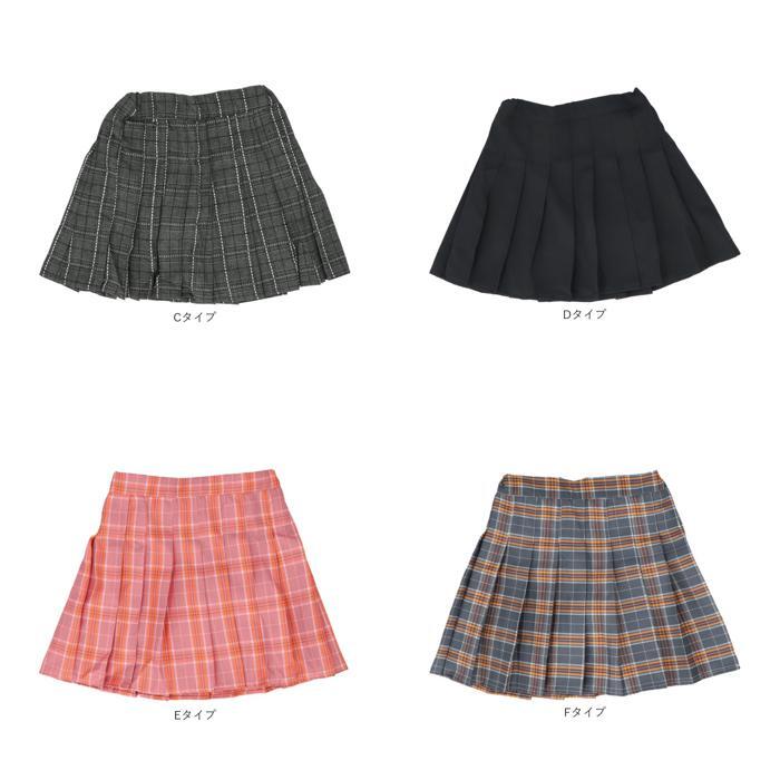 ☆ Dタイプ ☆ 120cm ☆ プリーツ スカート かわいい 子供 skirt1522 子供服 女の子 パンツインスカート スカパン スカート_画像10
