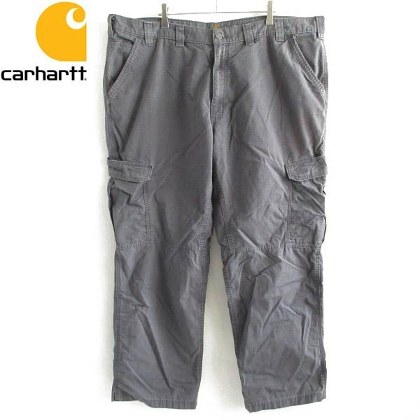 carhartt リラックスフィット リップストップ カーゴパンツ フェード グレー系 44×30 カーハート ワークパンツ D149-25-0017ZV