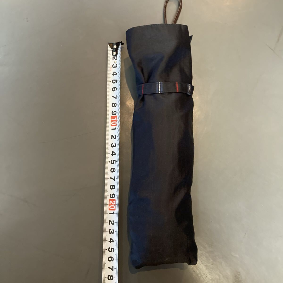 Ramuda ICHIHARA 折りたたみ傘 かさ ブラック ストライプ 中古品_画像10