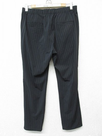 k8296：ダンスキン DANSKIN テーパードアンクルパンツ #DD46137P XL ストライプ/紺 レディース：36 _画像2