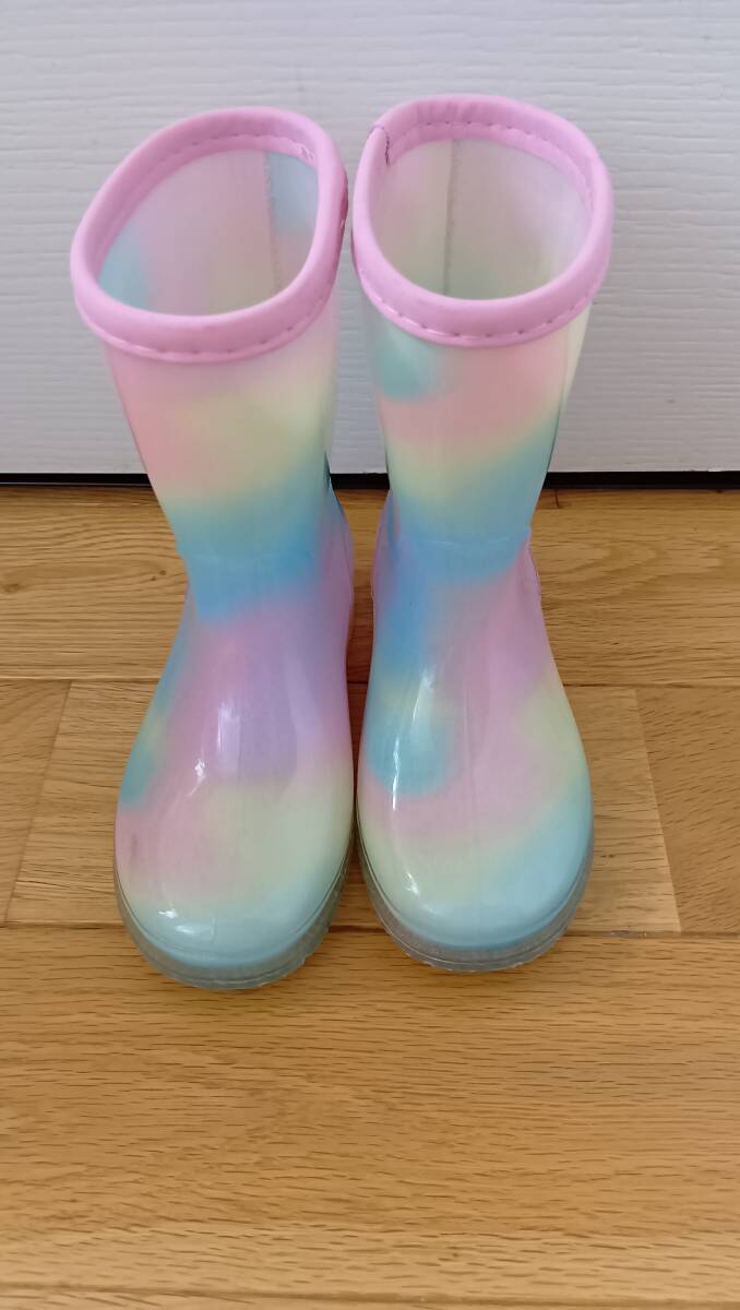 美品 長靴 レインシューズ 16cm