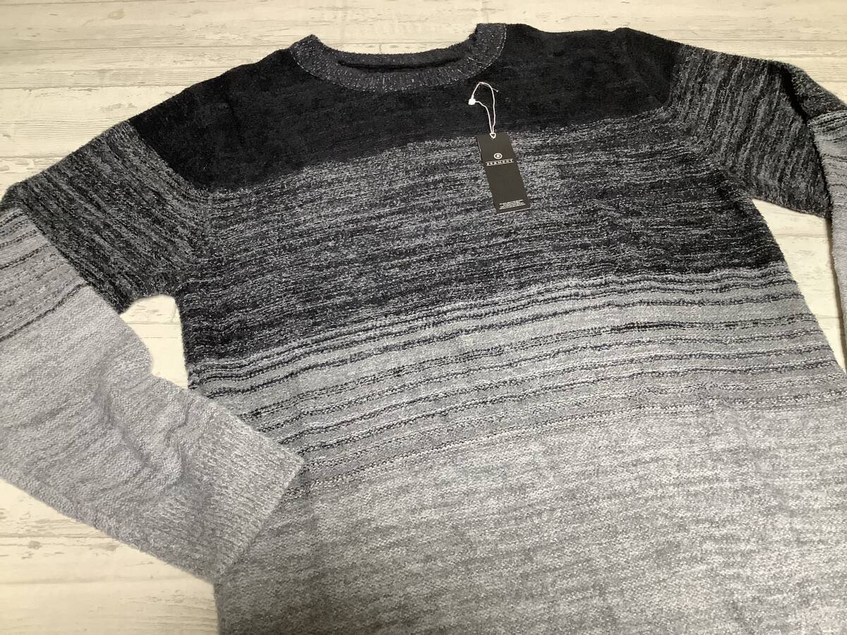 RE★LLサイズ★新品未使用　ニットセーター★ 定価7,900円　モノトーングラデーション_画像1