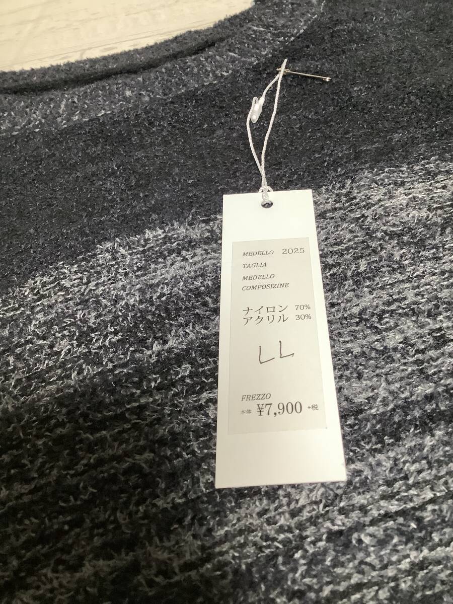 RE★LLサイズ★新品未使用　ニットセーター★ 定価7,900円　モノトーングラデーション_画像5