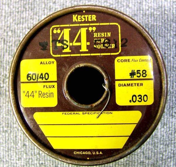 VINTAGEハンダ■50sケスター■1m切売■kester44,60/40,58,030_画像1