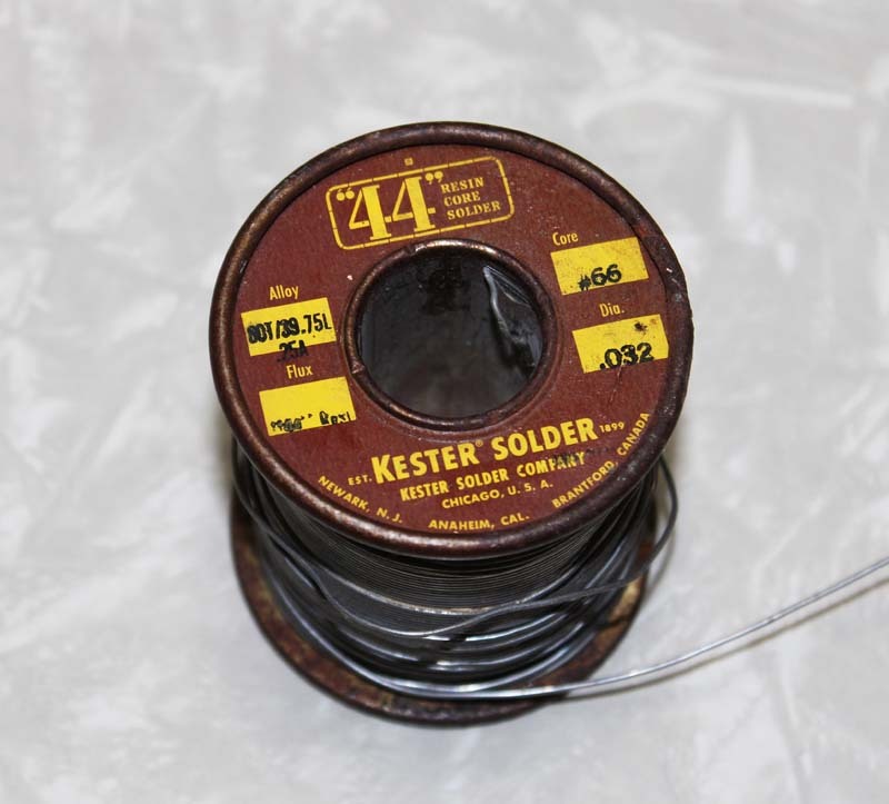 VINTAGEハンダ■50sケスターkester 44,60/40,66,032 銀入りはんだ 切売_画像1