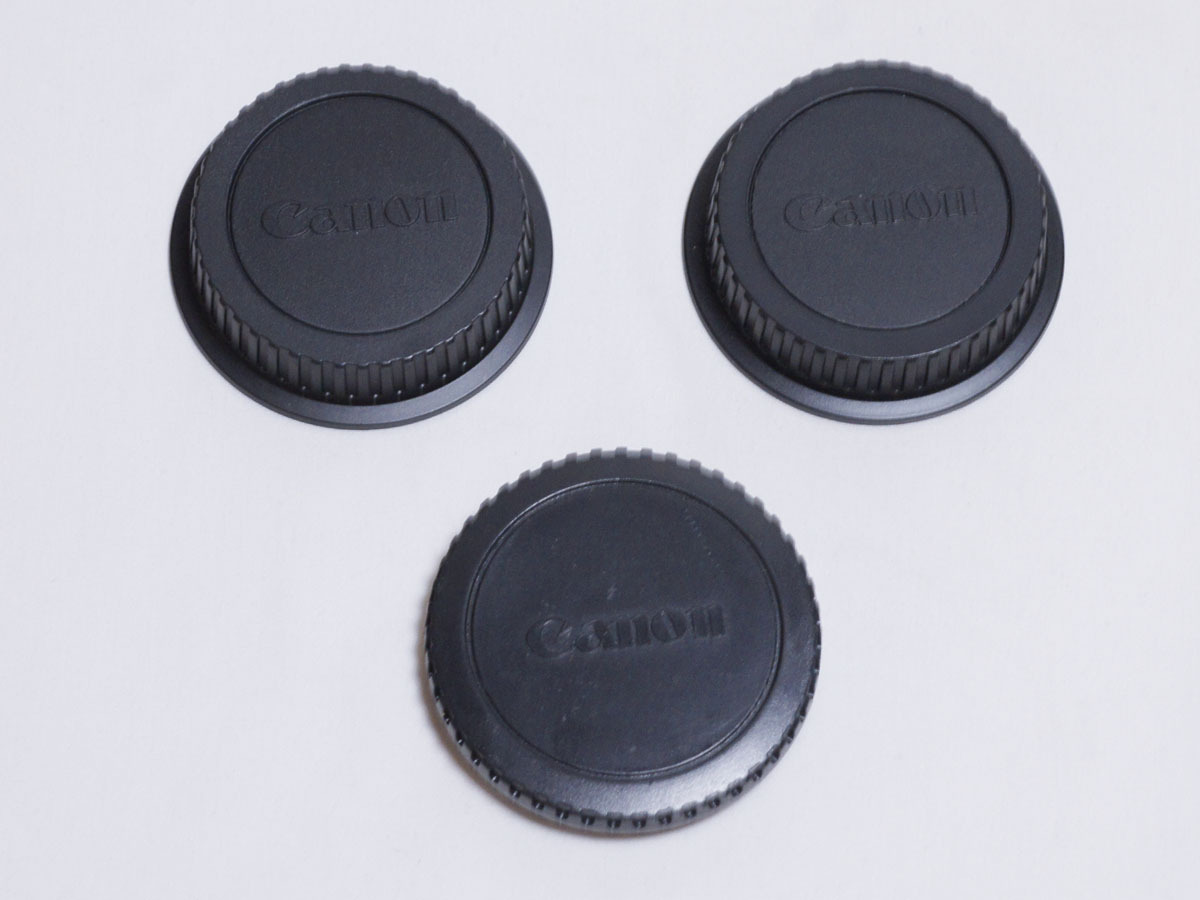 ☆ Canon EF キャップ リア用2個 + ボディ用1個 送料無料 ☆ キヤノンAF用_画像2