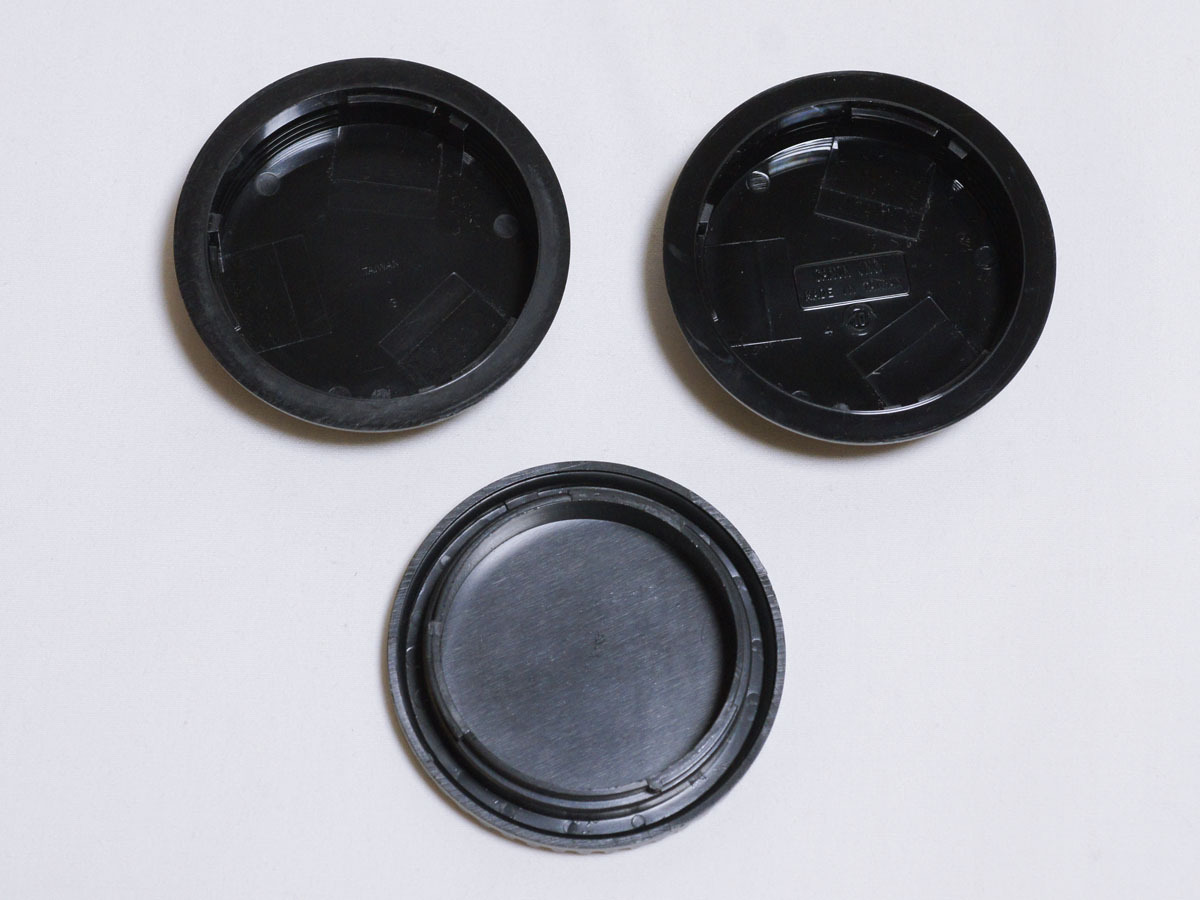 ☆ Canon EF キャップ リア用2個 + ボディ用1個 送料無料 ☆ キヤノンAF用_画像3