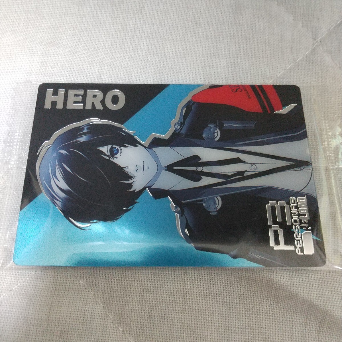 ペルソナ カード ウエハース SP1 P3R 結城理 スペシャルカード ペルソナシリーズ ウエハース2 P3R＆P4G&P5R PERSONA 箔押し No.28 主人公_画像5