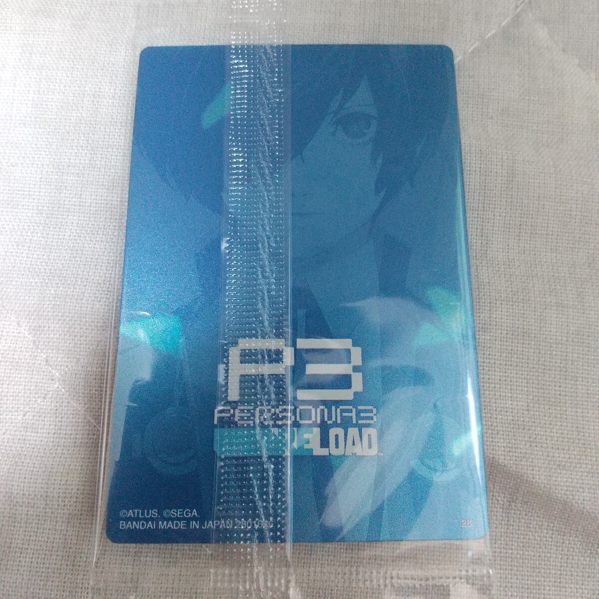 ペルソナ カード ウエハース SP1 P3R 結城理 スペシャルカード ペルソナシリーズ ウエハース2 P3R＆P4G&P5R PERSONA 箔押し No.28 主人公_画像6