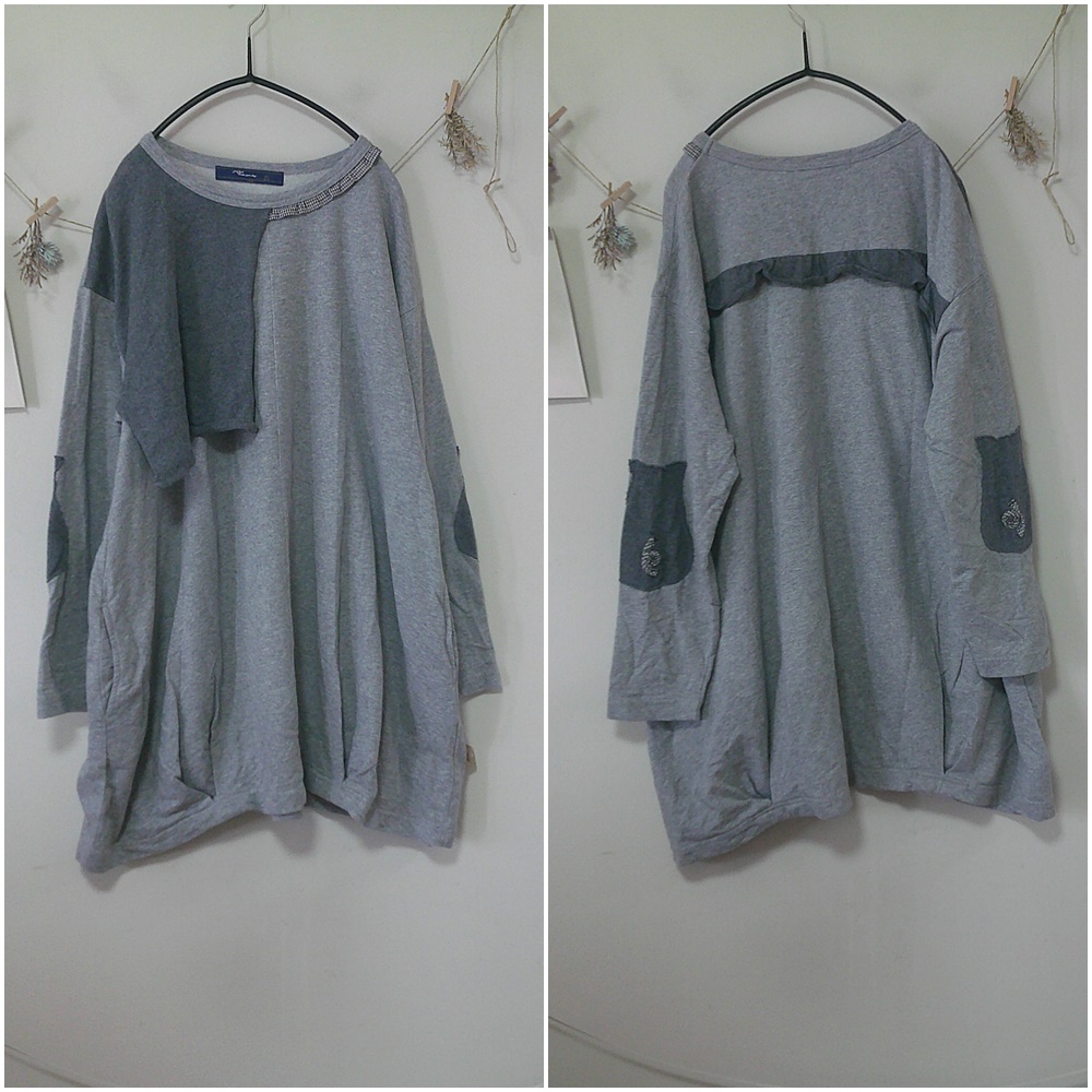 中古 ！D.S.CLUB/ドラッグストアーズdrug stores大きいサイズ 袖が可愛いプルオーバー